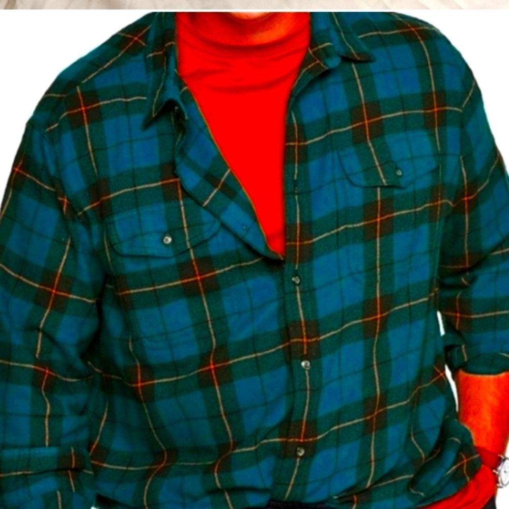 MENS BIG & TALL Button Down Flannel Shirt NEW WITH TAGS